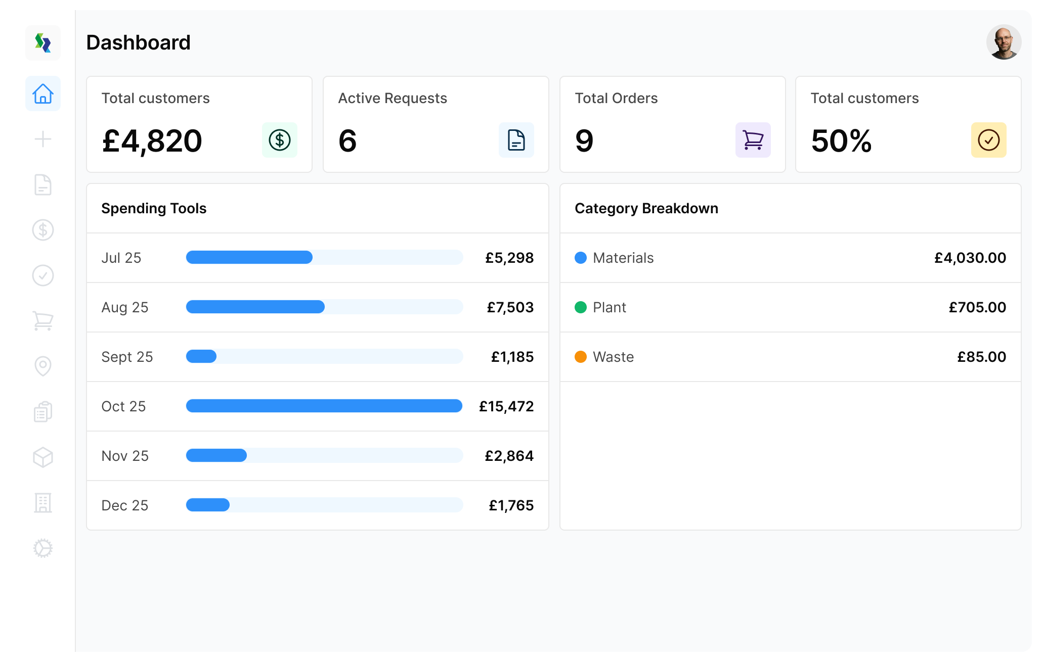 StoneRise Procurement Application